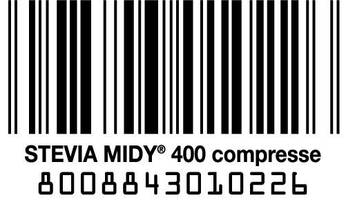 Barcode Stevia Midy 400 compresse