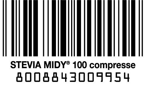 Barcode Stevia Midy 100 compresse