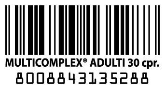 Barcode Multicomplex Adulti