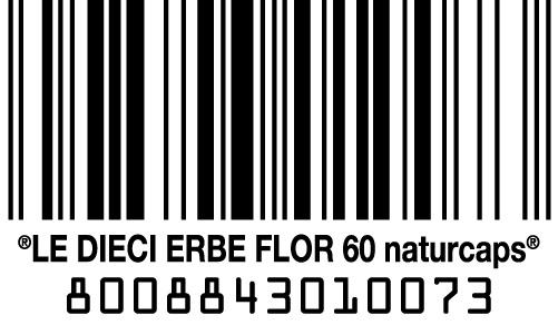 Barcode Le Dieci erbe Flor