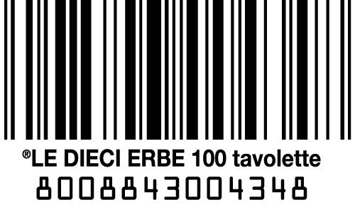 Barcode Le Dieci erbe