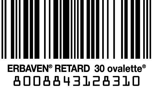 Barcode Erbaven retard ovalette