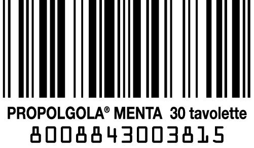 Barcode Propolaid throat tablets Mint