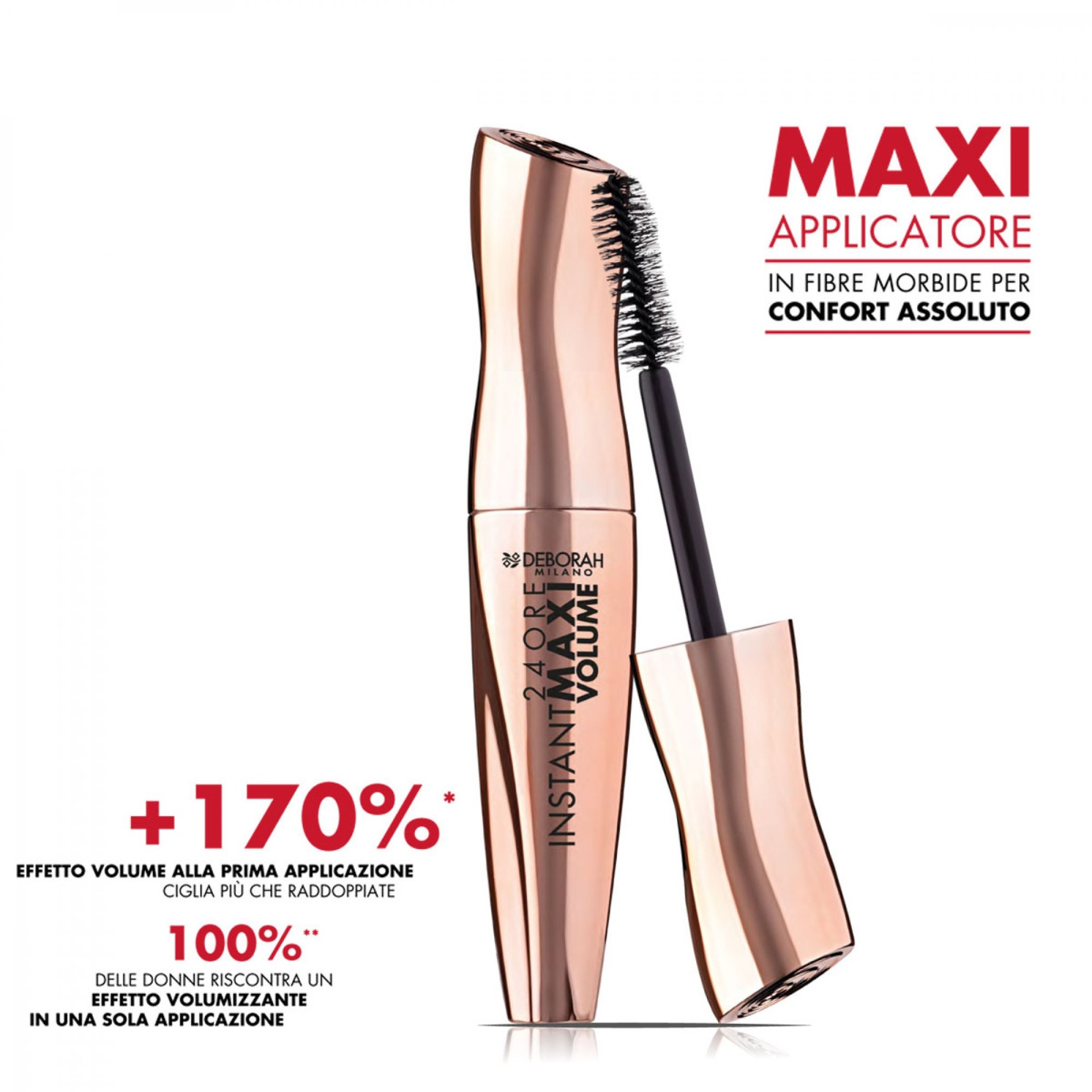 Mascara 24Ore Instant Maxi Volume Con Olio Di Melograno — immagine 6