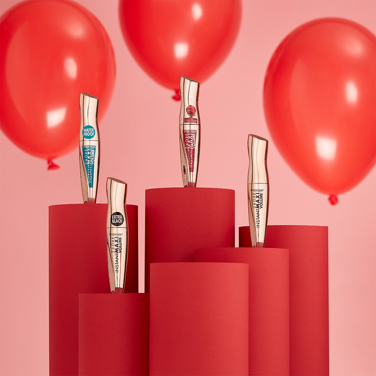 Mascara 24Ore Instant Maxi Volume Con Olio Di Melograno — immagine 3